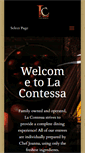 Mobile Screenshot of lacontessaristorante.com
